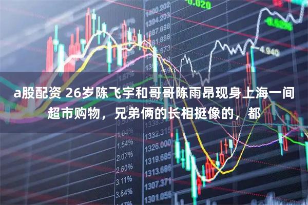 a股配资 26岁陈飞宇和哥哥陈雨昂现身上海一间超市购物，兄弟俩的长相挺像的，都